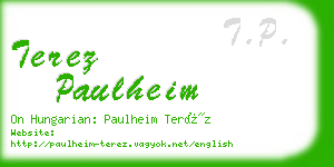 terez paulheim business card